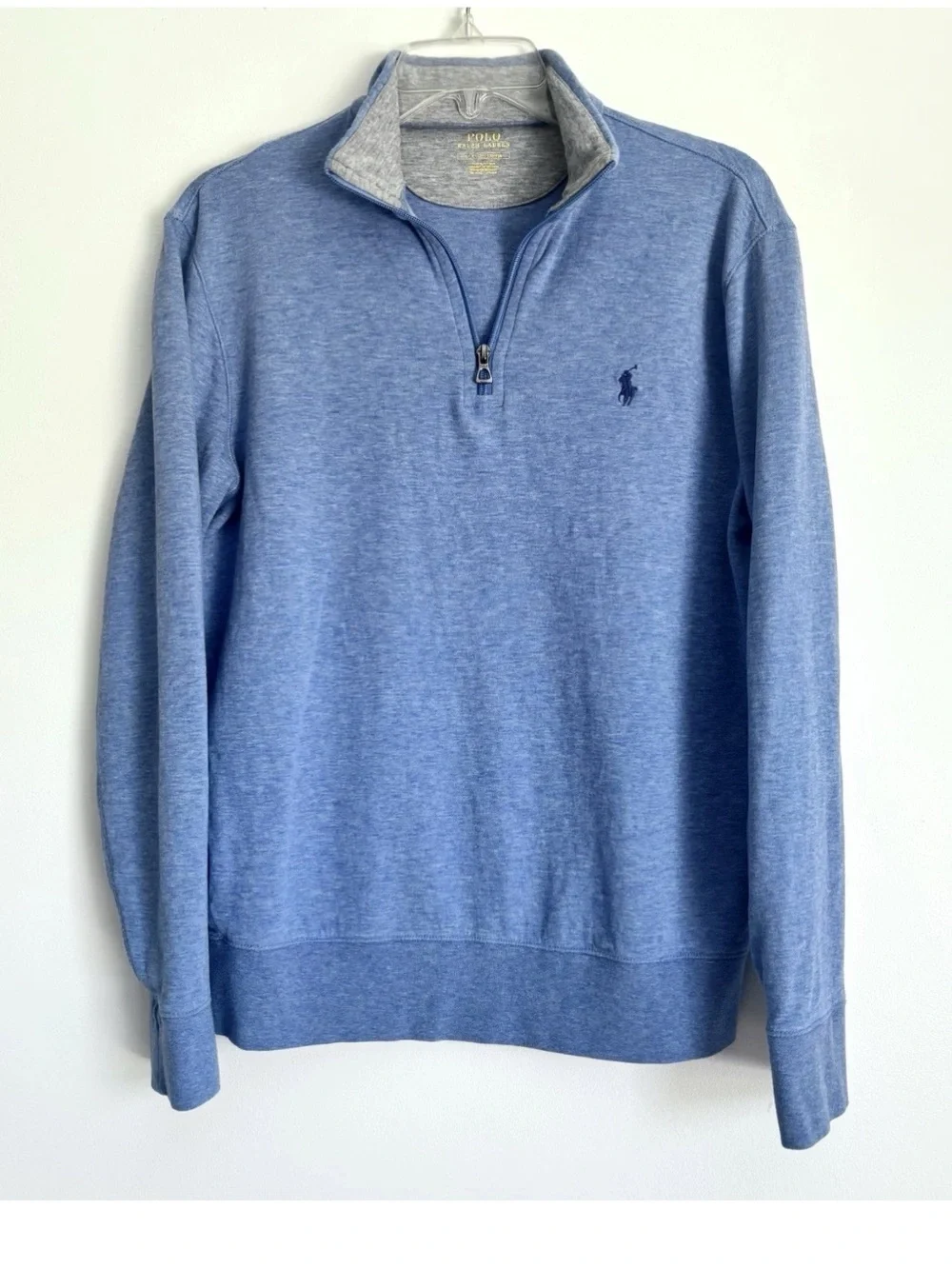 Polo Ralph Lauren Luxury Jersey 1/4 Zip Pullover Small